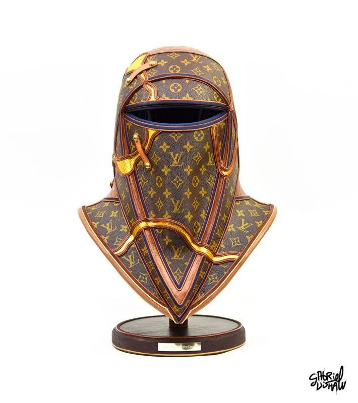 Upcycled Luxury Imperial Guard Helmet — Gabriel Dishaw Art